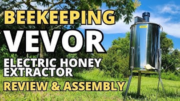 Vevor Electric Honey Extractor (2/4 Frame) - Unboxing, Assembly, & Review #beekeeping #honey #vevor