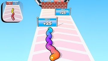 Gummy Worm Go! ​- All Levels Gameplay Android,ios (Part 38)