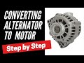 Convert Alternator to Brushless Motor
