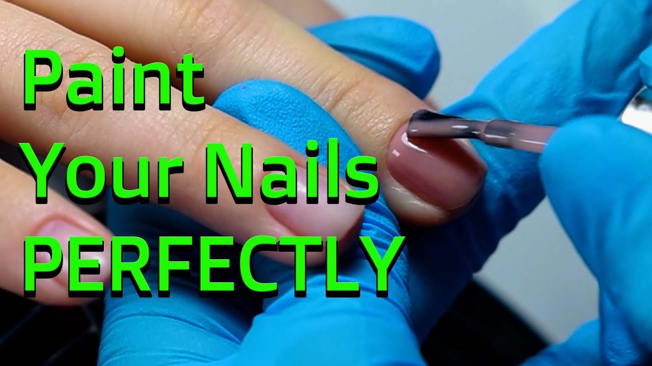 How To Apply Nail Polish Painting Your Nails YouTube