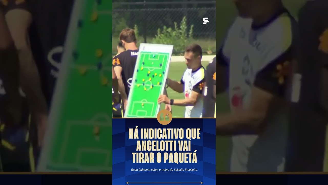ANCELOTTI DEVE TIRAR PAQUETÁ DO TIME TITULAR! | #shorts | Troca de Passes | sportv
