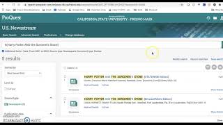Finding Movie Reviews in the ProQuest US Newsstream Database