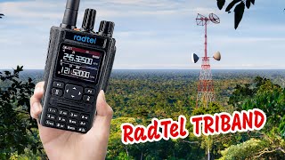 Radtel RT490/Socotran FB8629 TRIBAND Radio Overview and Test