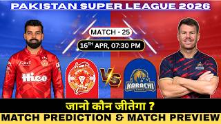 Karachi Kings vs Islamabad United 25th Prediction | KRK vs ISU Match Prediction #PSL2026 screenshot 5