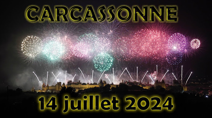 Feu d'artifice du 14 juillet 2024 de Carcassonne en intégralité 🎆🎆🎆