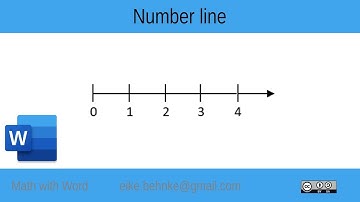 07 Draw number line - Math with Word