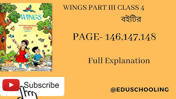 WINGS CLASS 4 PART 3 PAGE 146 to 148//WBBPE CLASS 4 WINGS ENGLISH // Edu Schooling #eduschooling