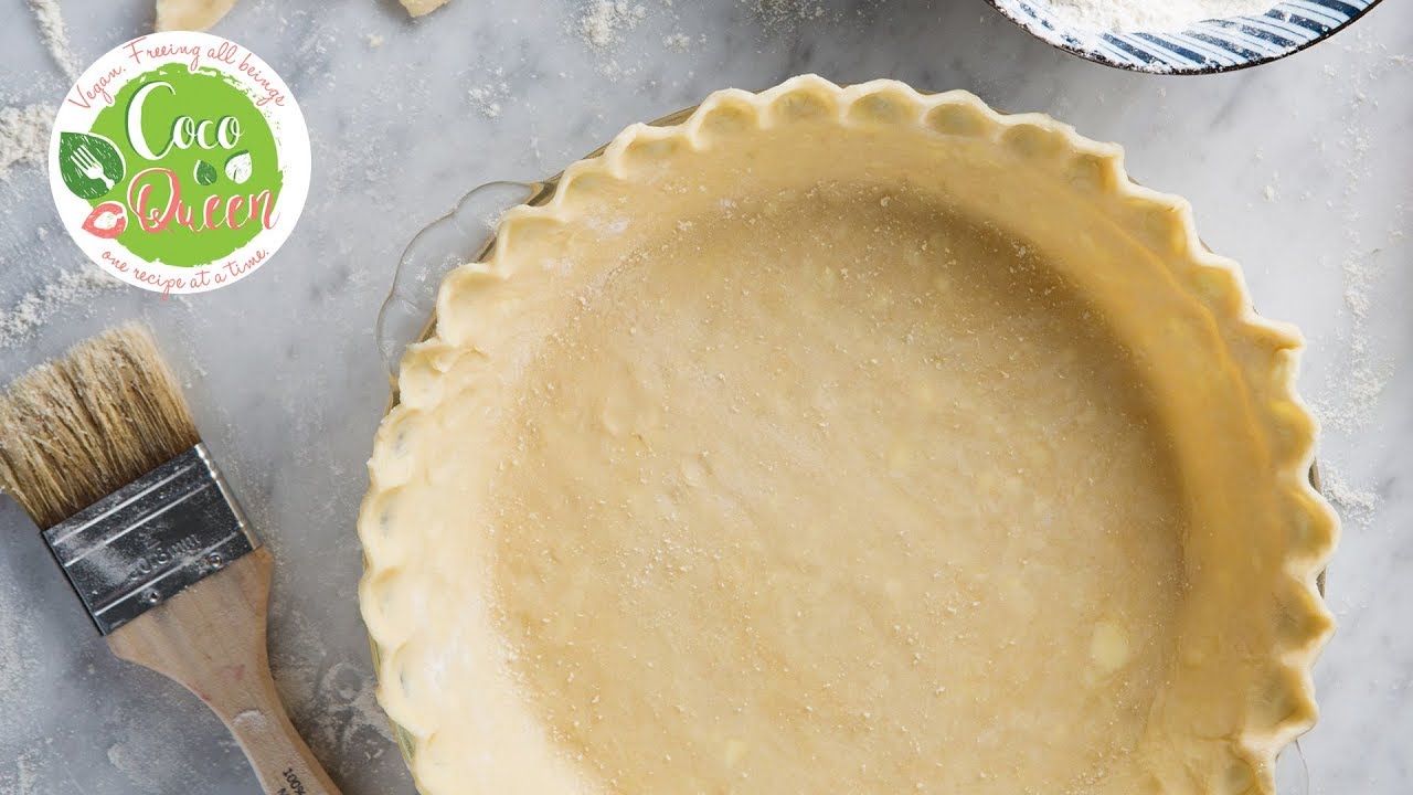 How To Make Vegan Pie Crust - Easy Recipe - YouTube