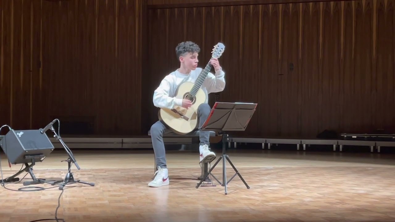 Etude 6 by Leo Brouwer performed on a classical guitar-Hanika 54 PF (25.5.2023)