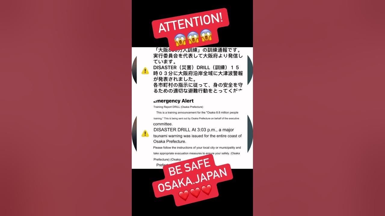 Is osaka safe from tsunami