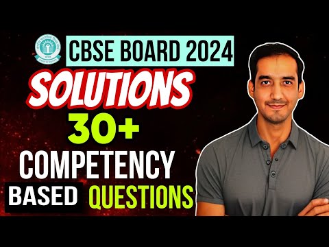 Competency Based Question Chemistry  CBSE board 2025-26