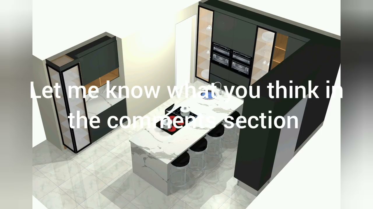 Kitchen installation in progress 