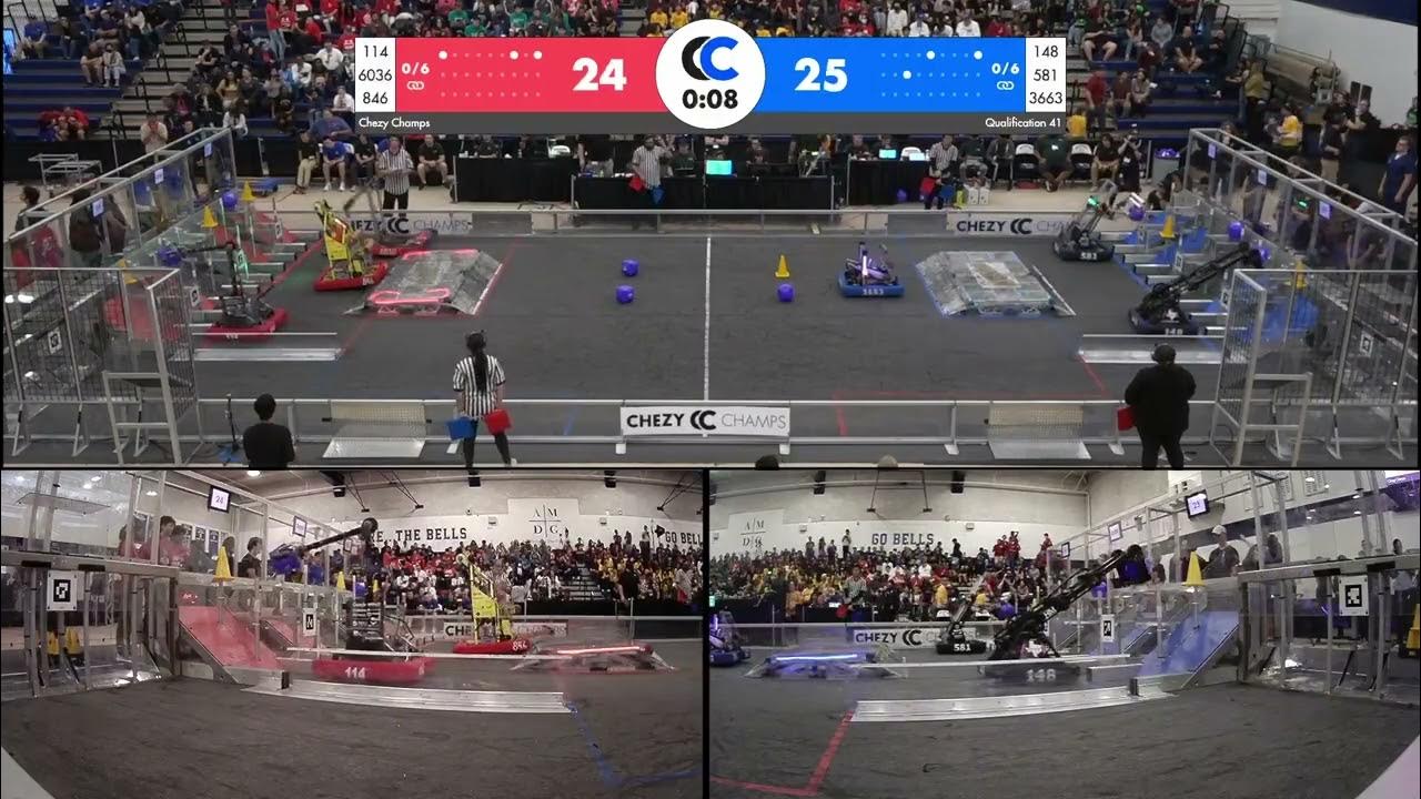 FRC Chezy Champs 2023 QM 41 YouTube