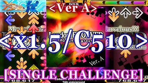 [x1.5 / Fixed] DDR X3 - London EVOLVED ver.A [SINGLE CHALLENGE] 譜面確認＋クラップ