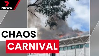 Sydney Swimming Carnival Chaos After Fire At Sydney Aquatic Centre 7 News Australia