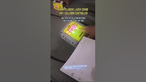 KJT intelligent laser crane anti-collision controller