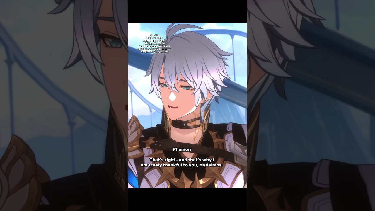 Phainon x Mydei bonding moment animated! 