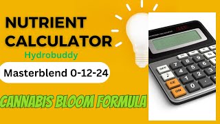 Masterblend 0-12-24 How Use Nutrient Calculator Hydrobuddy screenshot 4