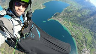 Parapente Annecy avril 2024 4K