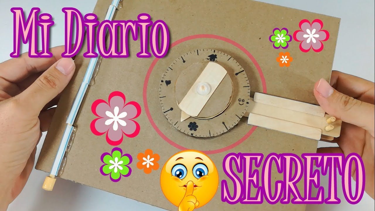 Como hacer un diario con clave | DIY | Greto1080 - YouTube