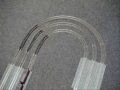 Nゲージで緩和曲線 半径103mm～177mmの3線 サインカーブ