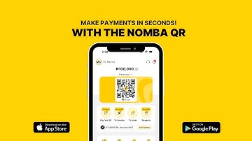 Get Paid in Seconds with the Nomba QR