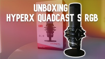 Unboxing HyperX QuadCast S RGB