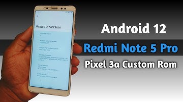 Android 12 In Redmi Note 5 Pro First Look | How to Update Android 12
