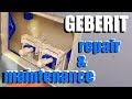 Geberit toilet repair and maintenance - How to