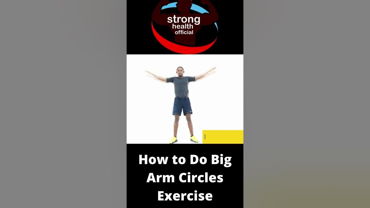How to Do Big Arm Circles Exercise - YouTube