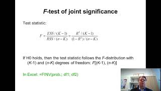 Econometrics 6a: F-test