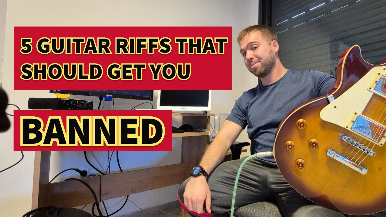 5 Guitar Riff that should get You BANNED from guitar stores (NOT ...