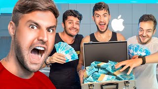 Dei 100 MIL R$ Para Meus Amigos Gastarem Em 1 HORA!