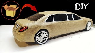 How to Make | Mercedes Maybach S Class | DIY Cardboard Craft Car