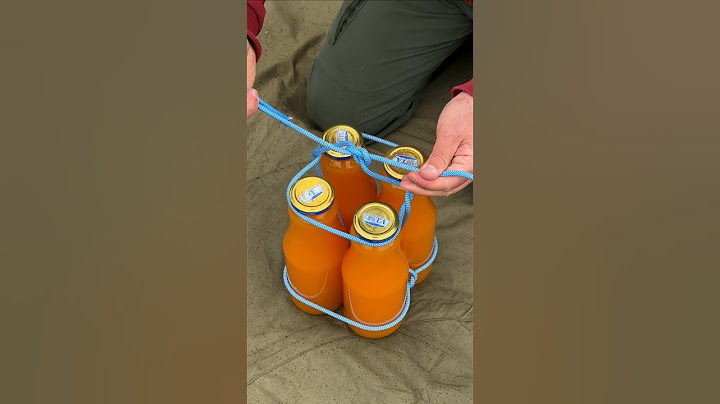 Genius Rope Trick That Works in Unusual Situations. #campping #survival #lifehacks