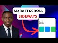 How to Create a Smooth Horizontal Scroll in Figma (Perfect for Beginners!)