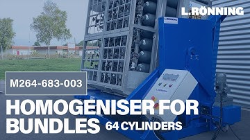 Homogeniser For Bundles - Gas Mixer for 64 Gas Cylinders