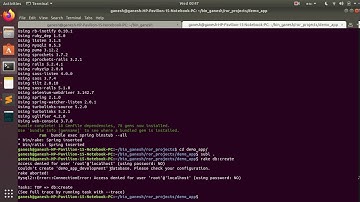 Rails app with mysql database