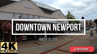 4K Walking Tour Historic Downtown Newport 2020