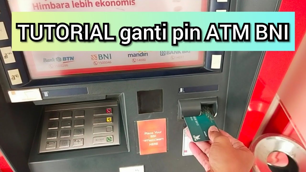 Cara ganti pin ATM BNI YouTube
