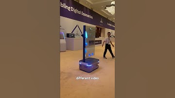 Transparent OLED for DUBAI AI festival 2025 #oled #transparentoled #dubai