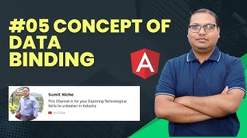 #05 Concept of data binding | One Way Data Binding | Interview Questions