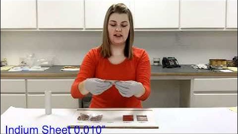 Indium Sheets and Foils