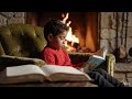 Deep Focus Study With Me 📖 Cozy Fireplace & Reading Room ASMR