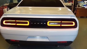 DODGE CHALLENGER sequense EU Tail lights
