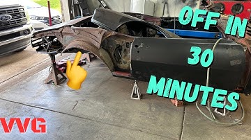 Quarter panel removal Firebird or Camaro