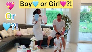 OUR OFFICIAL BABY GENDER REVEAL! Baby #2 is a…🩵💖?
