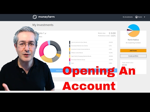 Review of MoneyFarm: Opening an Account