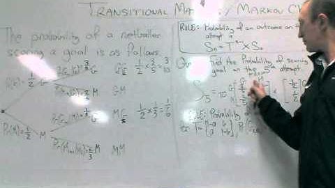 PROBABILITY Transition Matrices