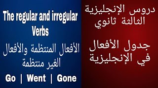 The Regular And Irregular Verbs [بالصوت والصورة] قواعد اللغة الإنجليزية بكالوريا